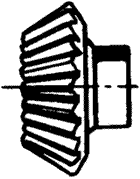齒輪基本術語錐齒輪、準雙曲面齒輪及其齒輪副