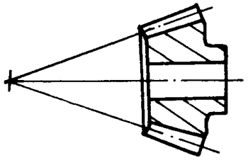 錐齒輪和準雙曲面齒輪術語點、曲線和曲面