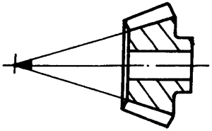 錐齒輪和準雙曲面齒輪術語點、曲線和曲面