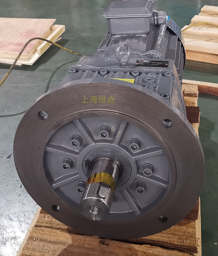 RF87減速機，立式安裝，輸入配電機，實物照片如下