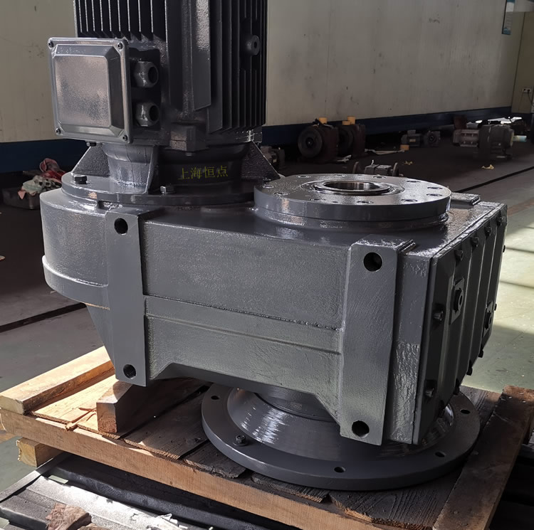 FAF127減速機 輸入配電機 輸出配通孔+法蘭 實物-上海恒點
